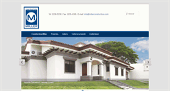 Desktop Screenshot of millerconstructora.com